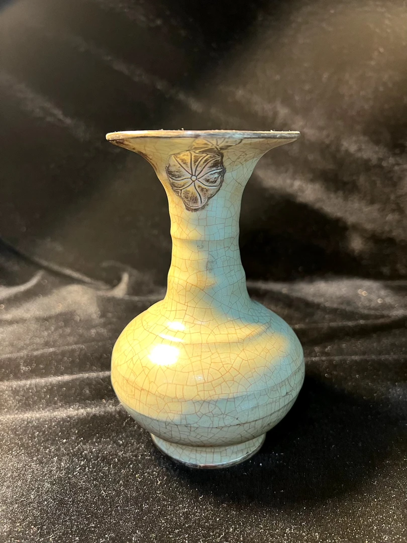 汝瓷敞口瓶精品摆件陶瓷