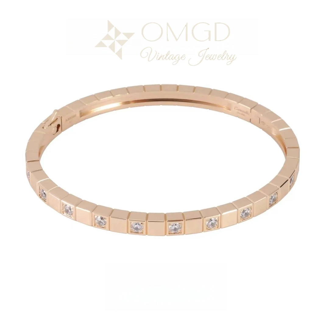 铜合金合成锆石手镯 【A1159】手镯 轻奢时尚设计款-BK