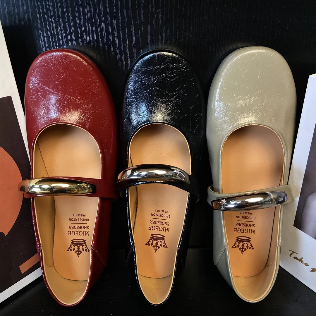 001-100按主播编码下单玛丽珍单鞋2025春季新款百搭浅口平底单鞋