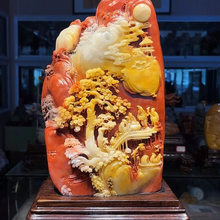 小***4寿山石寿山石雕刻工艺品