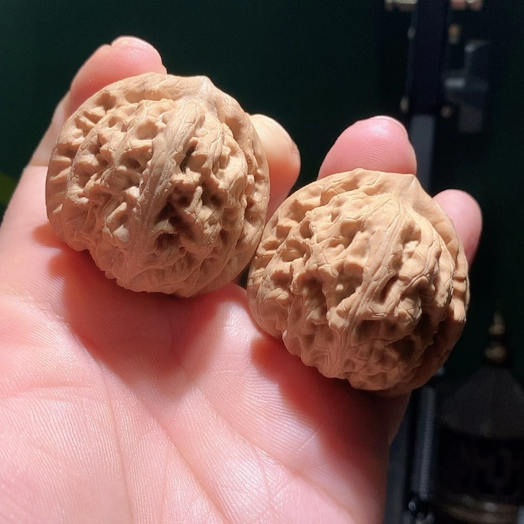 把件文玩核桃42红锦鲤全品