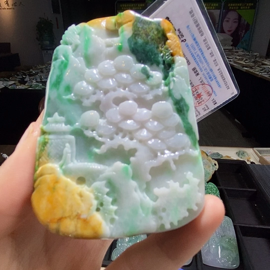 颈饰未镶嵌翡翠翡翠