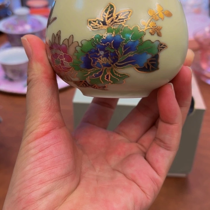 瓷片花花绿绿地在火山直播分享视频