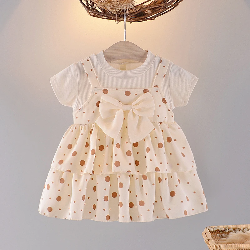 女童连衣裙夏装新款小女孩公主裙婴儿小宝宝夏季儿童时髦蓬蓬裙子