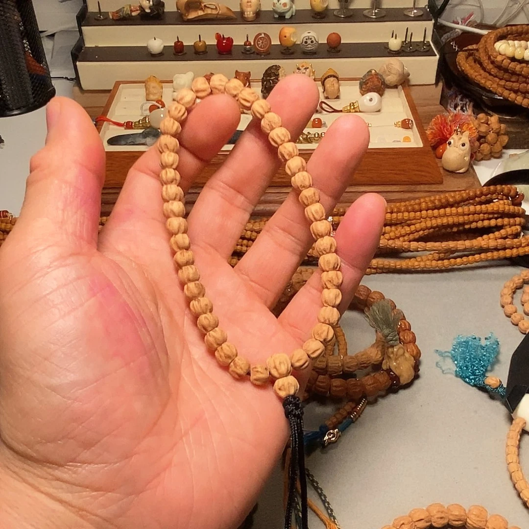 华***安柏香籽/百香籽手串莲花桩尸陀林