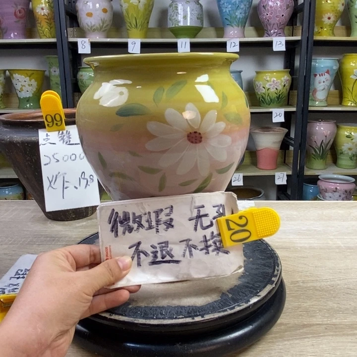 景德镇高温陶瓷花盆