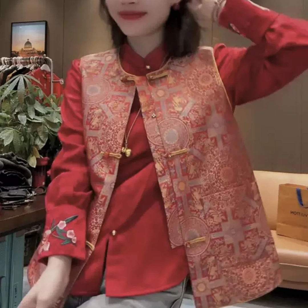 （1216）新中式轻奢国风百搭马甲