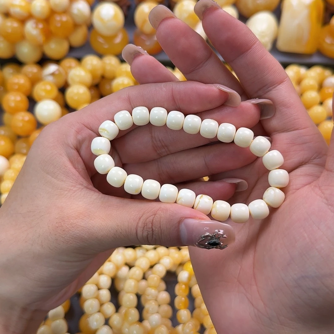 蜜蜡未镶嵌珠宝奇石同料10mm