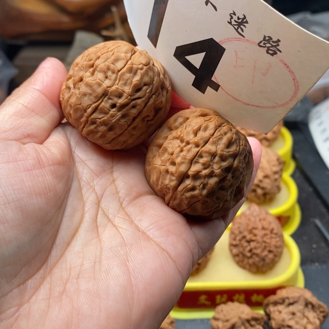 把件文玩核桃39甲骨文