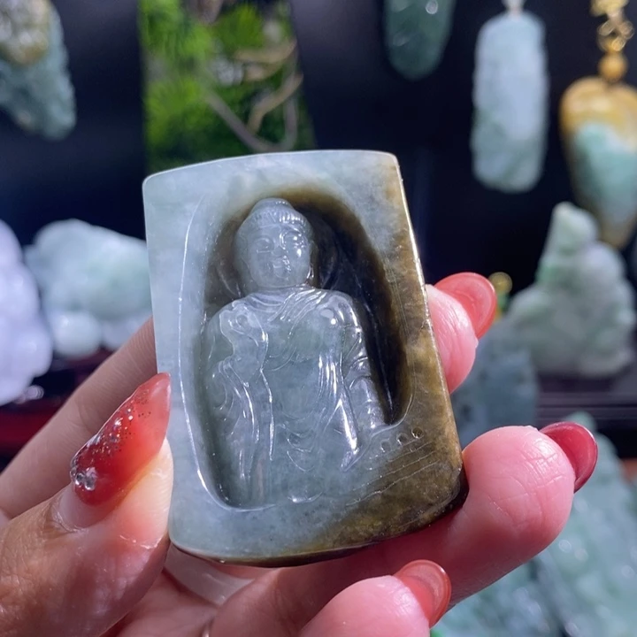 【闪购商品】颈饰未镶嵌翡翠阿咪