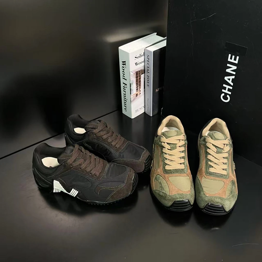 【运动代表】复古德训鞋女阿甘鞋平底休闲运动鞋舒适软底单鞋2563