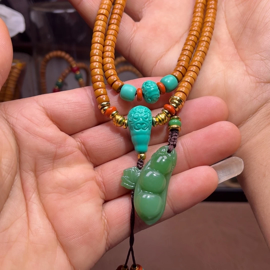 手串/手链橄榄核6.0满配脖挂药片