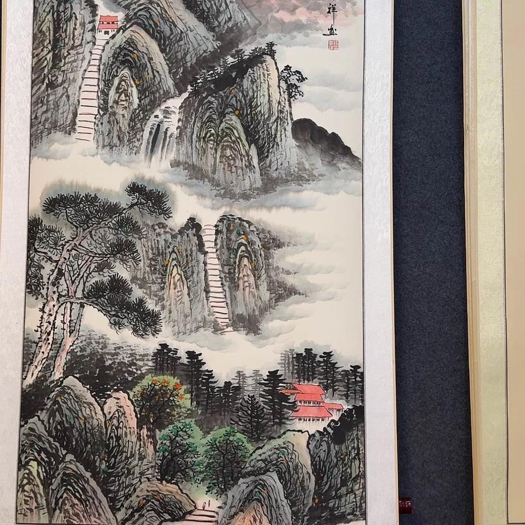 纯手绘国画作品好看