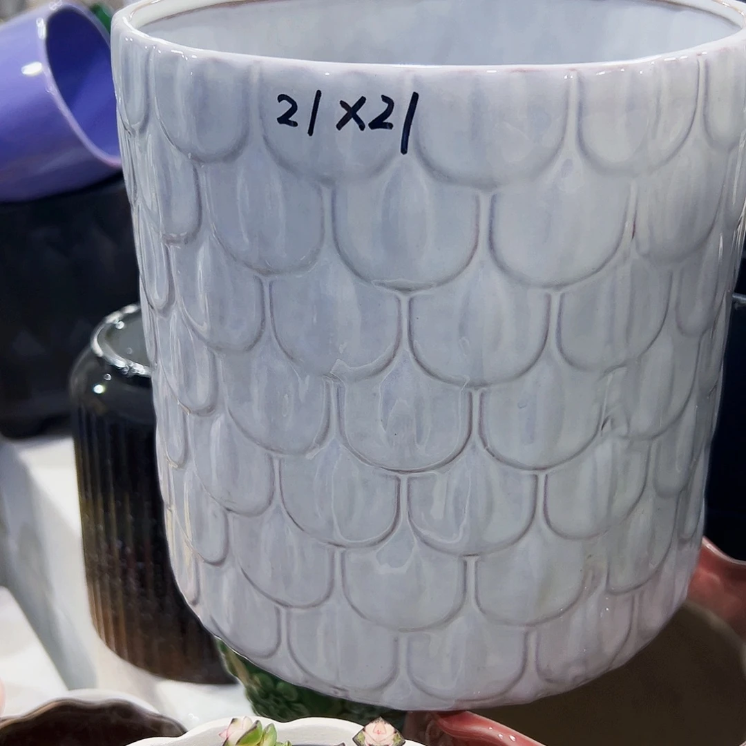 外贸尾单陶瓷花盆凑单10米包邮