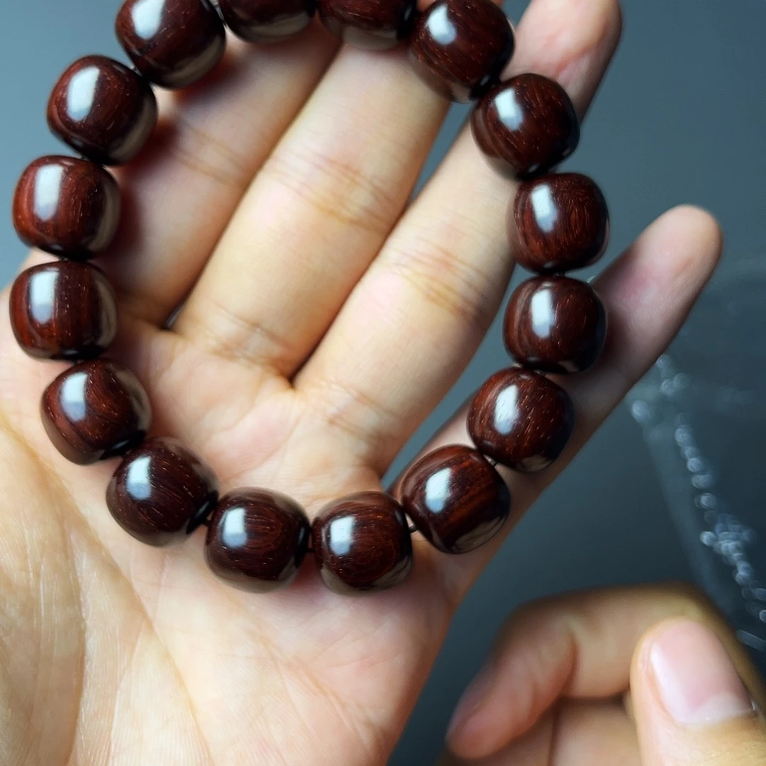 手串/手链檀香紫檀（小叶紫檀）印度小叶紫檀13 14泥料金星