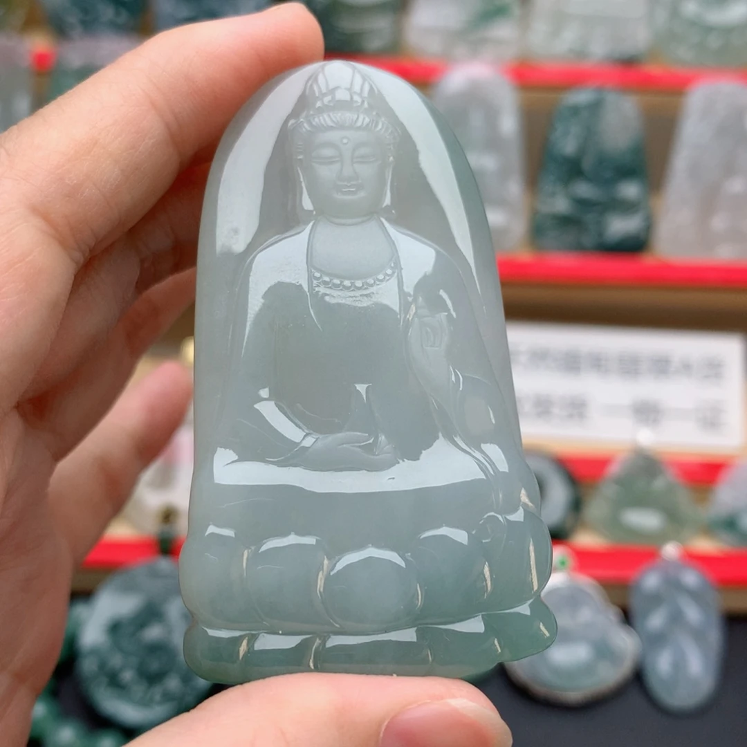 颈饰未镶嵌翡翠素衣