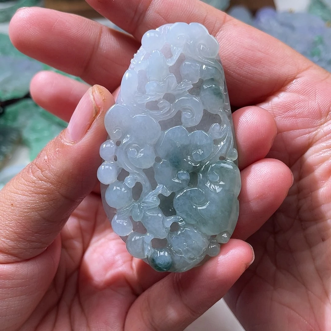 颈饰未镶嵌翡翠翡玉缘翡翠
