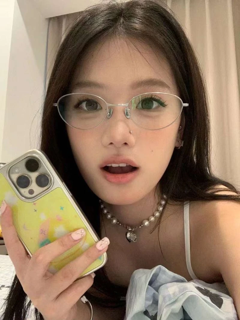 G007韩系复古金属小圆框眼镜架近视女款度数可配素颜神器学院风