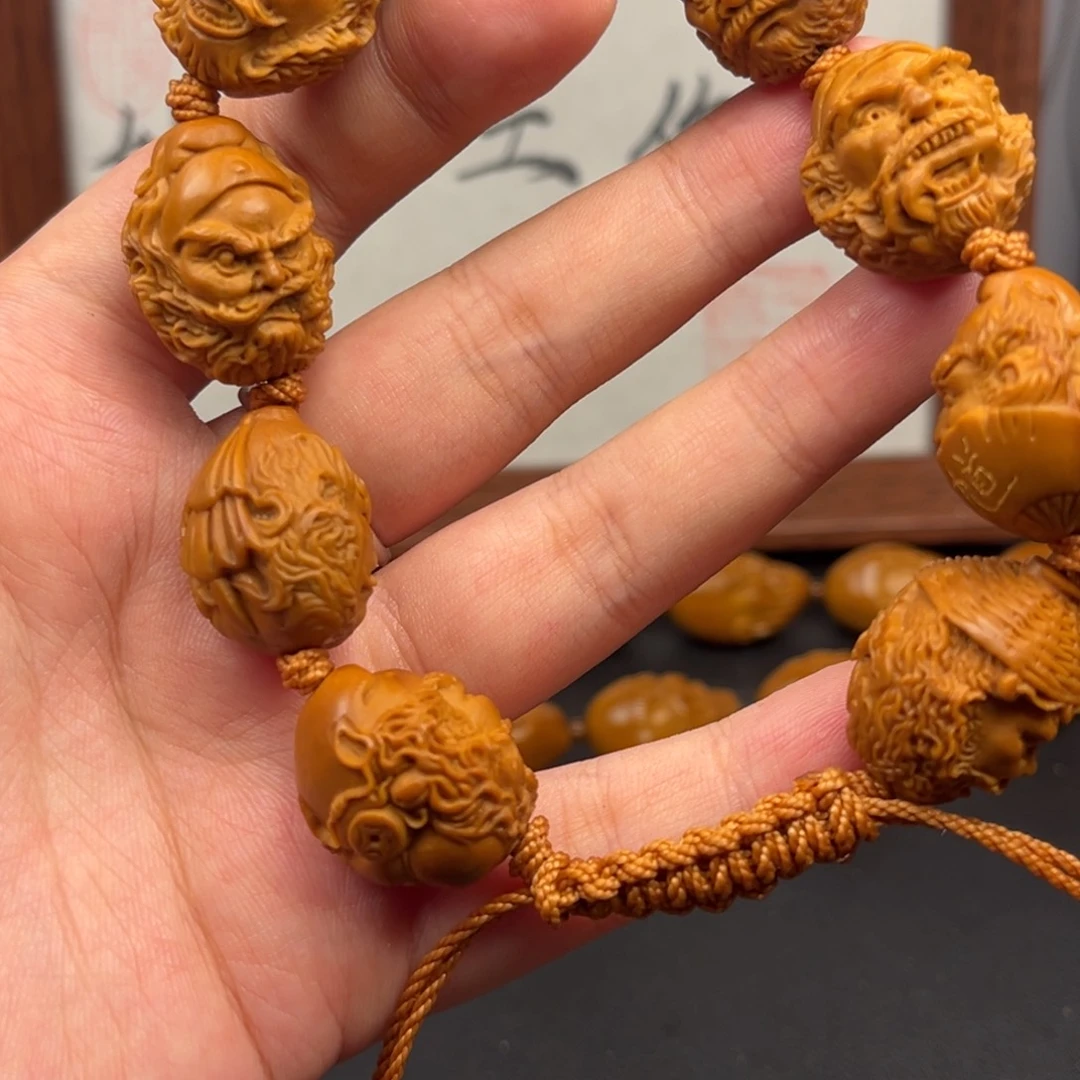 辉***的橄榄核手串/手链钟馗