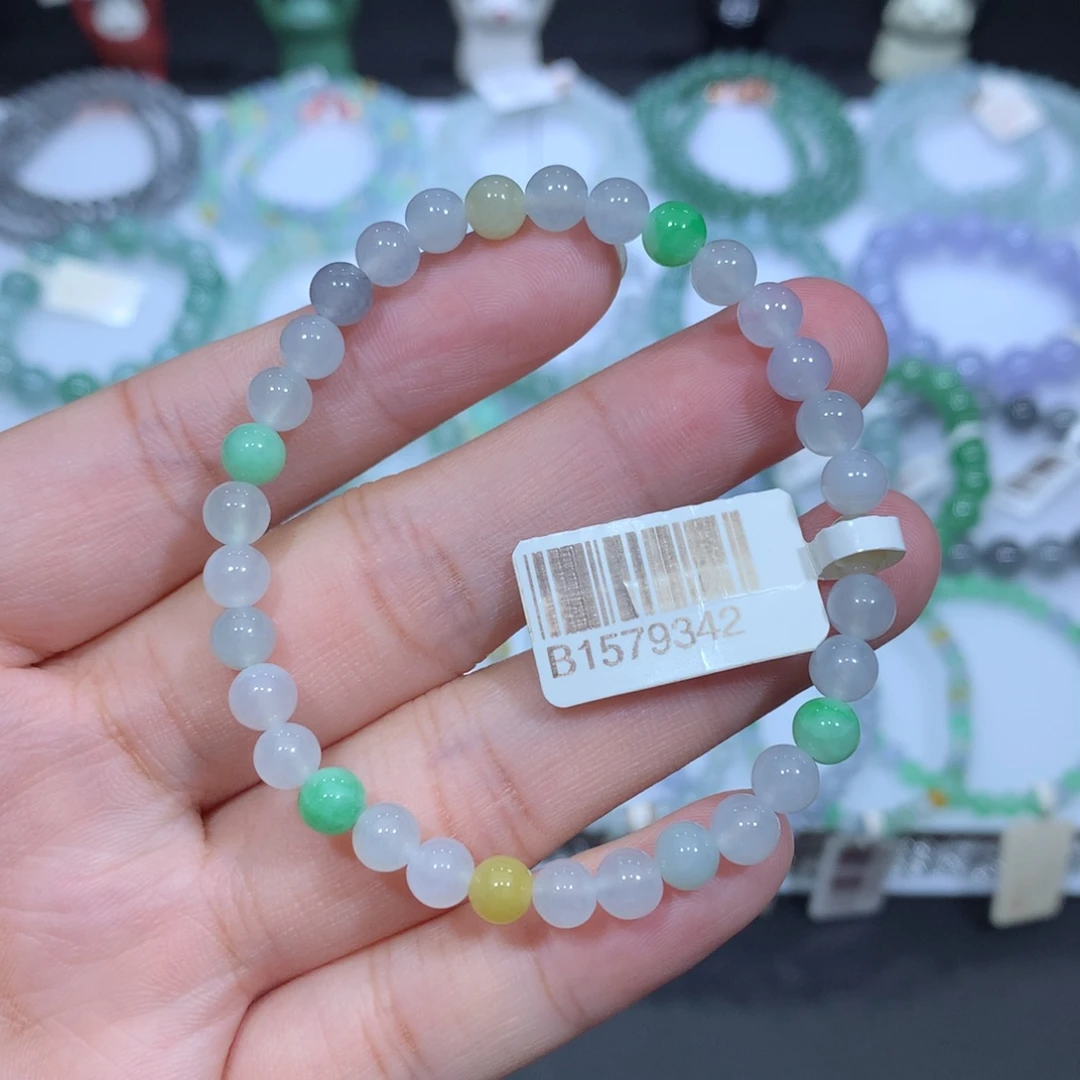 未镶嵌手串翡翠天然