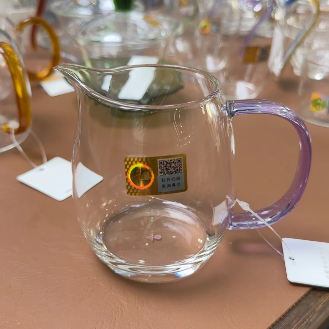 禾器浅紫色澄然公道杯