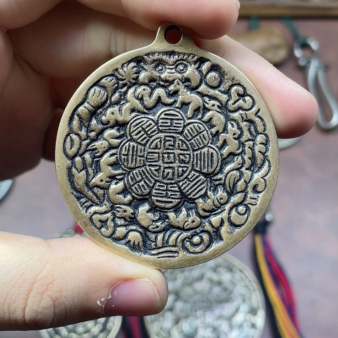 藏传猫头鹰九宫八卦