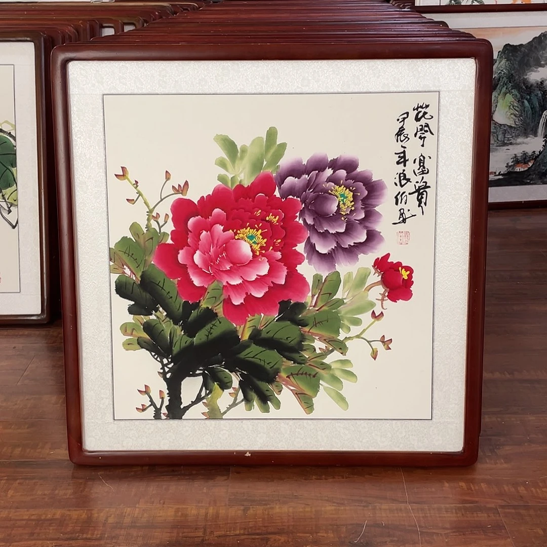 国画带框尺寸63*63厘米