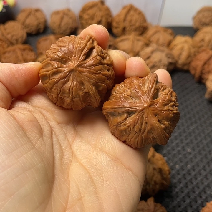 把件桃核38磨盘三棱