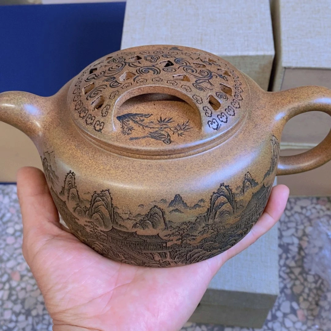 茶杯绿泥東*紫砂再三再四再三再四