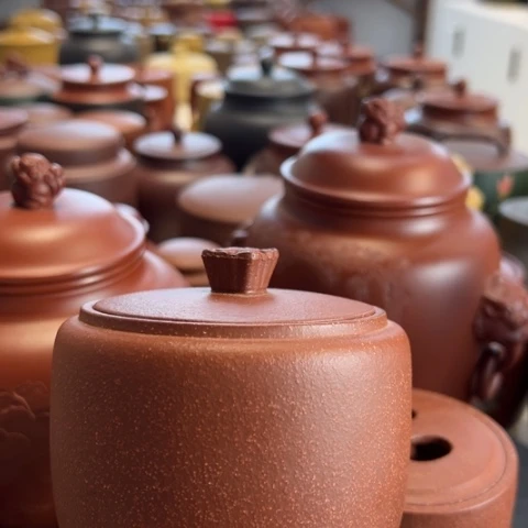 【闪购商品】紫砂茶叶罐阿*强紫砂罐子