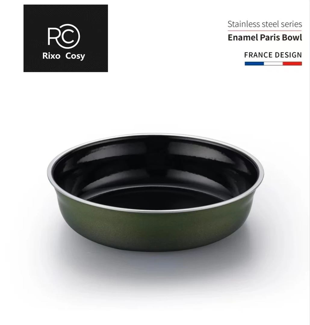 Rixo cosy设计师款高端防摔自然风釉中彩珐琅20CM法国巴黎盘正品