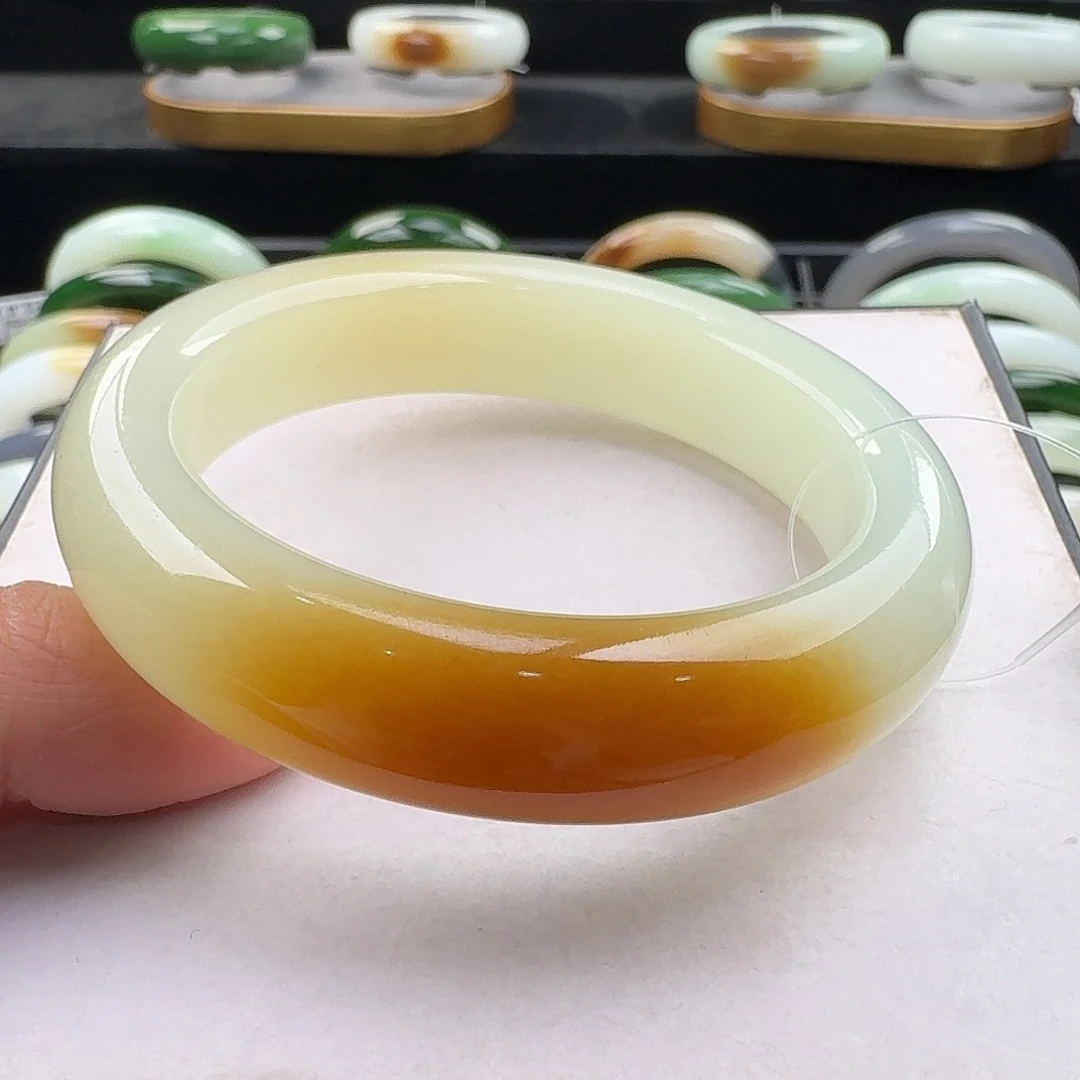 未镶嵌手镯和田玉53.5