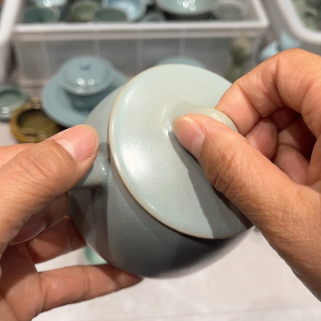 风***起瓷杯子仿古的风格也可以搭配的那么