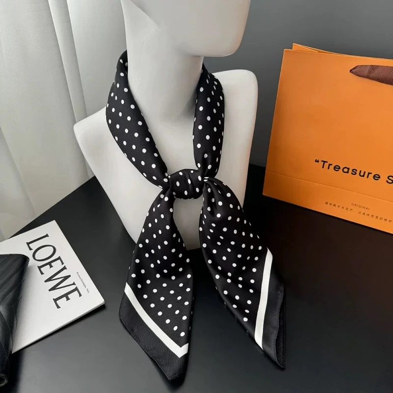 （2029）高档丝巾围巾女士披肩新款素雅百搭防晒优雅气质