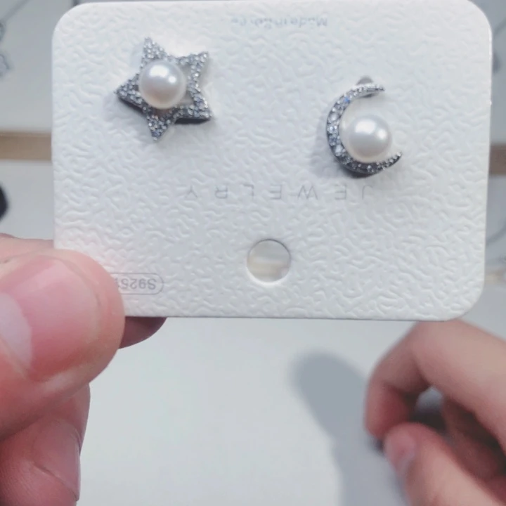 未镶嵌淡水珍珠耳饰