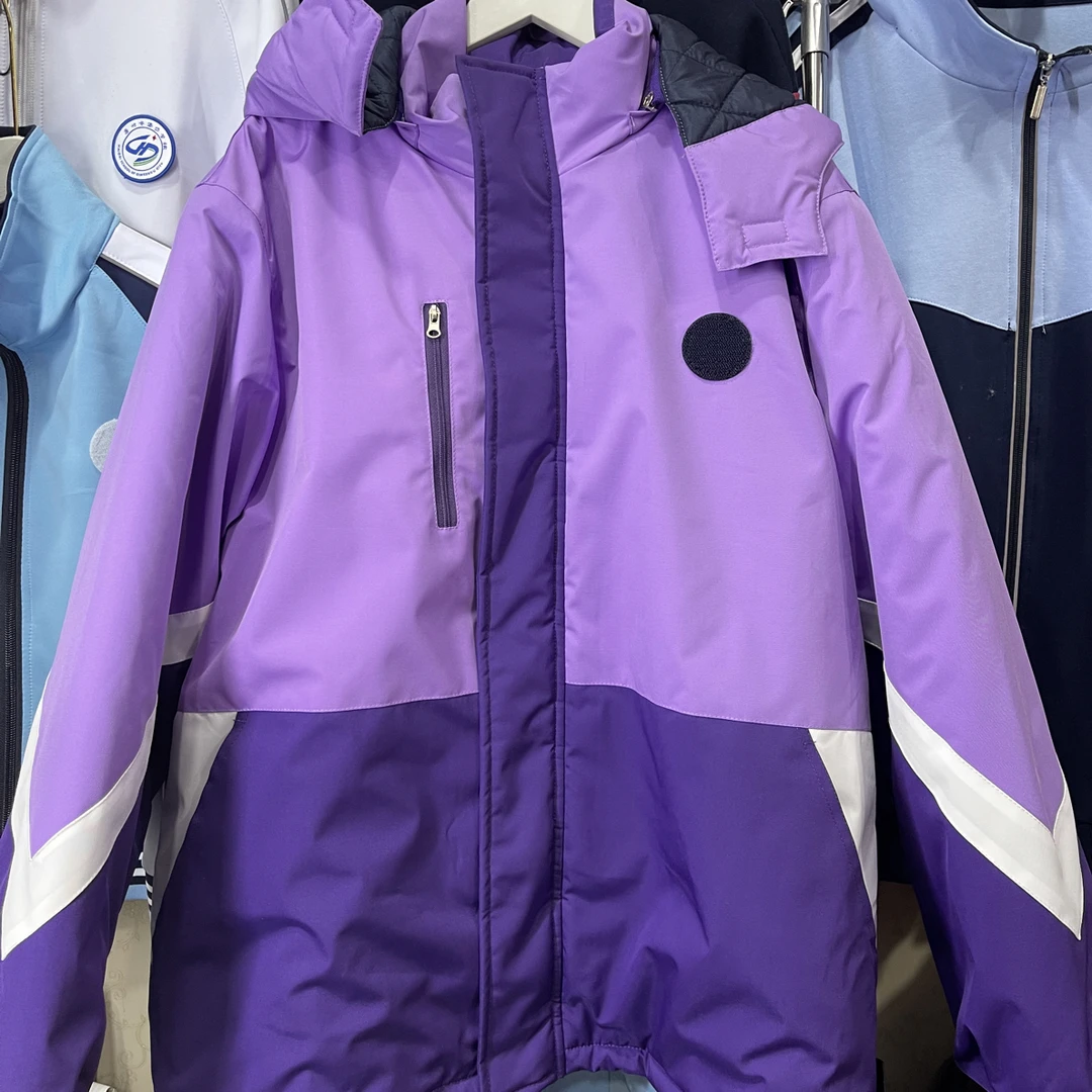 青州校服实验小学冬季加厚冲锋衣加绒保暖棉袄男女学生外套防风