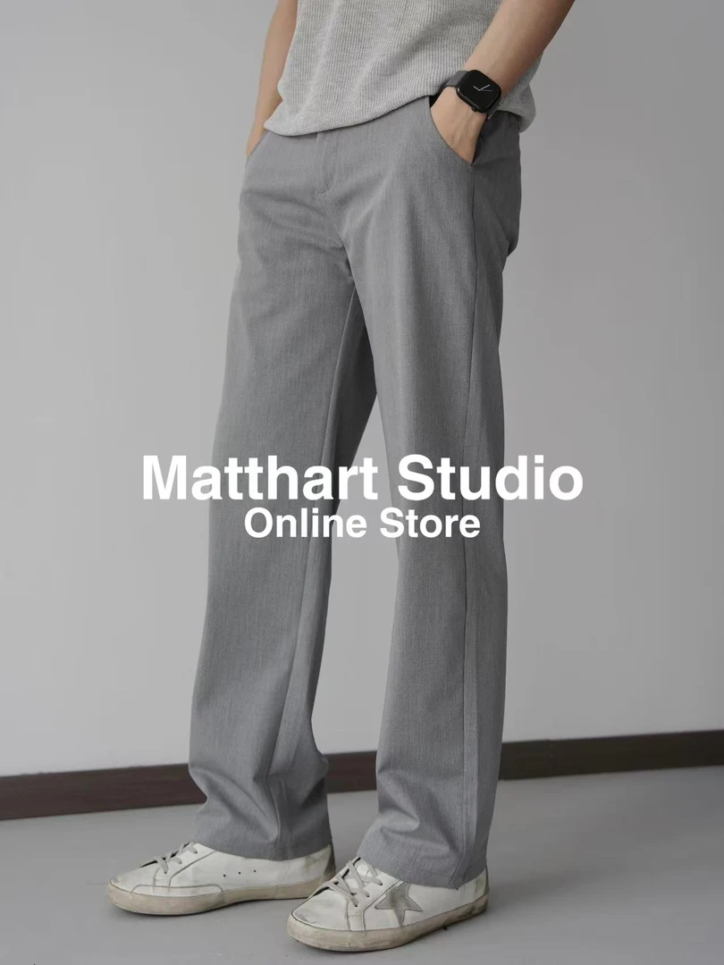 Matthart夏季法式休闲西裤 松垂抗皱凉感