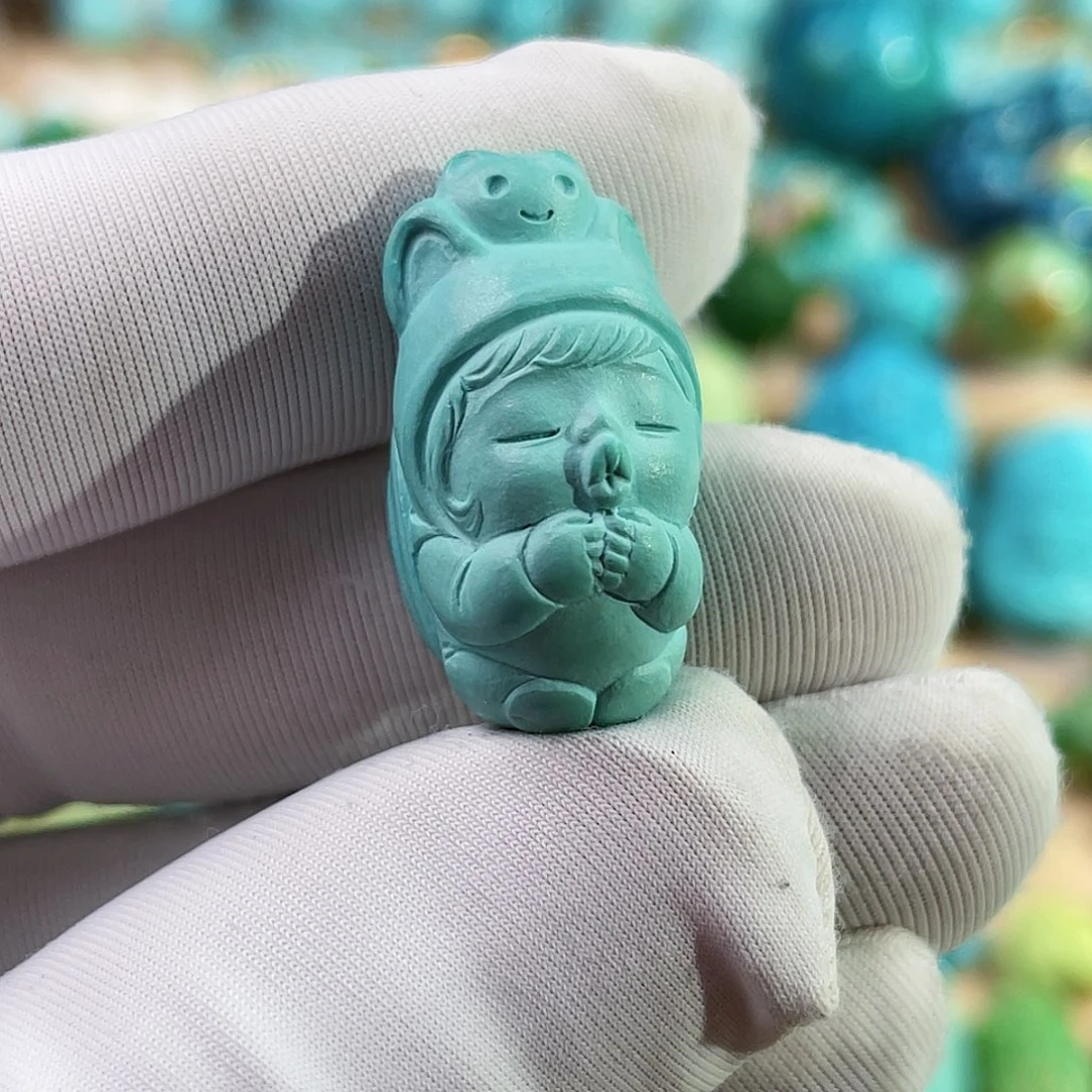 绿松石未镶嵌珠宝奇石