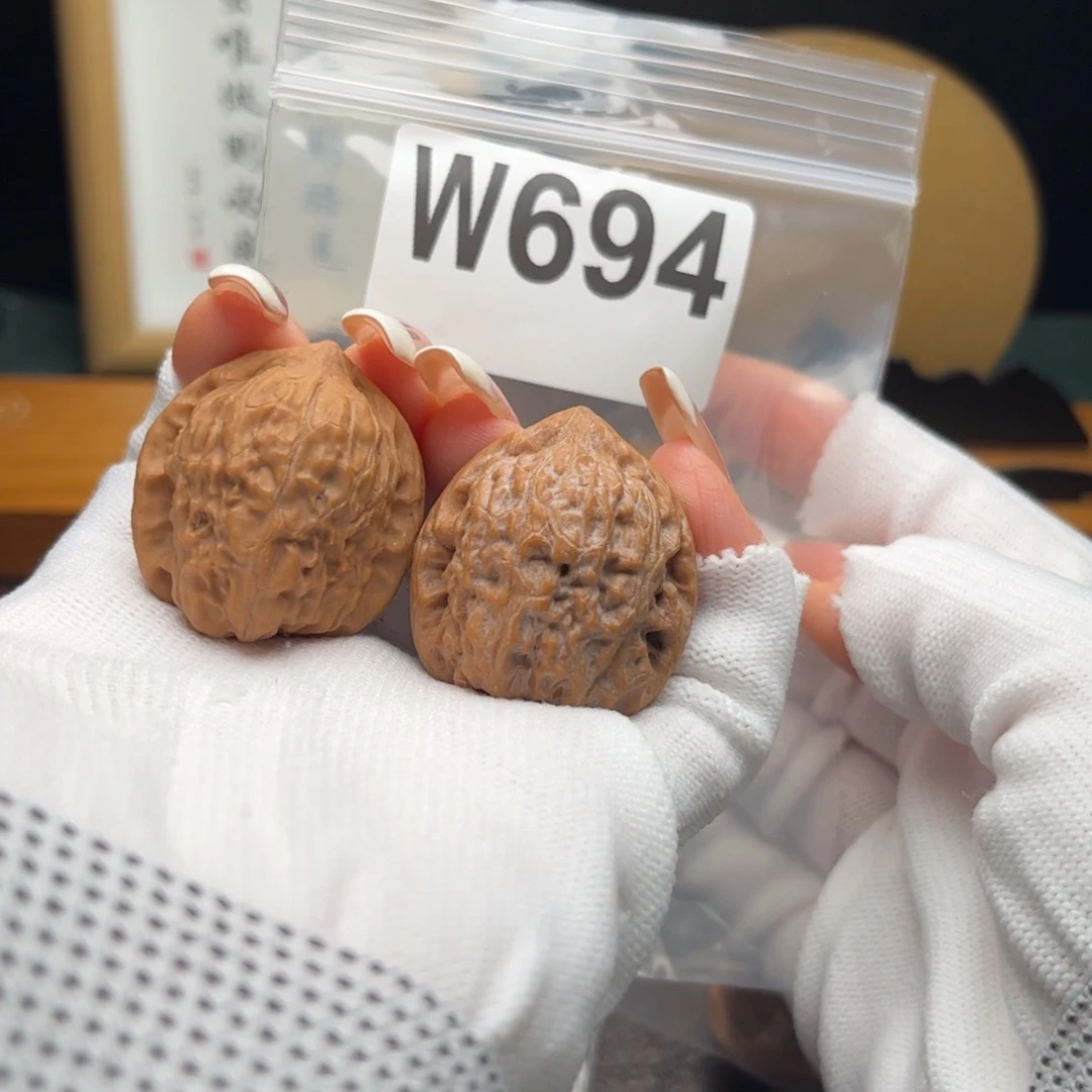 文玩核桃把件32水晶锤w 694