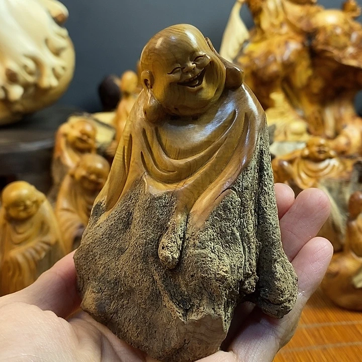 柏木（崖柏）弥勒佛