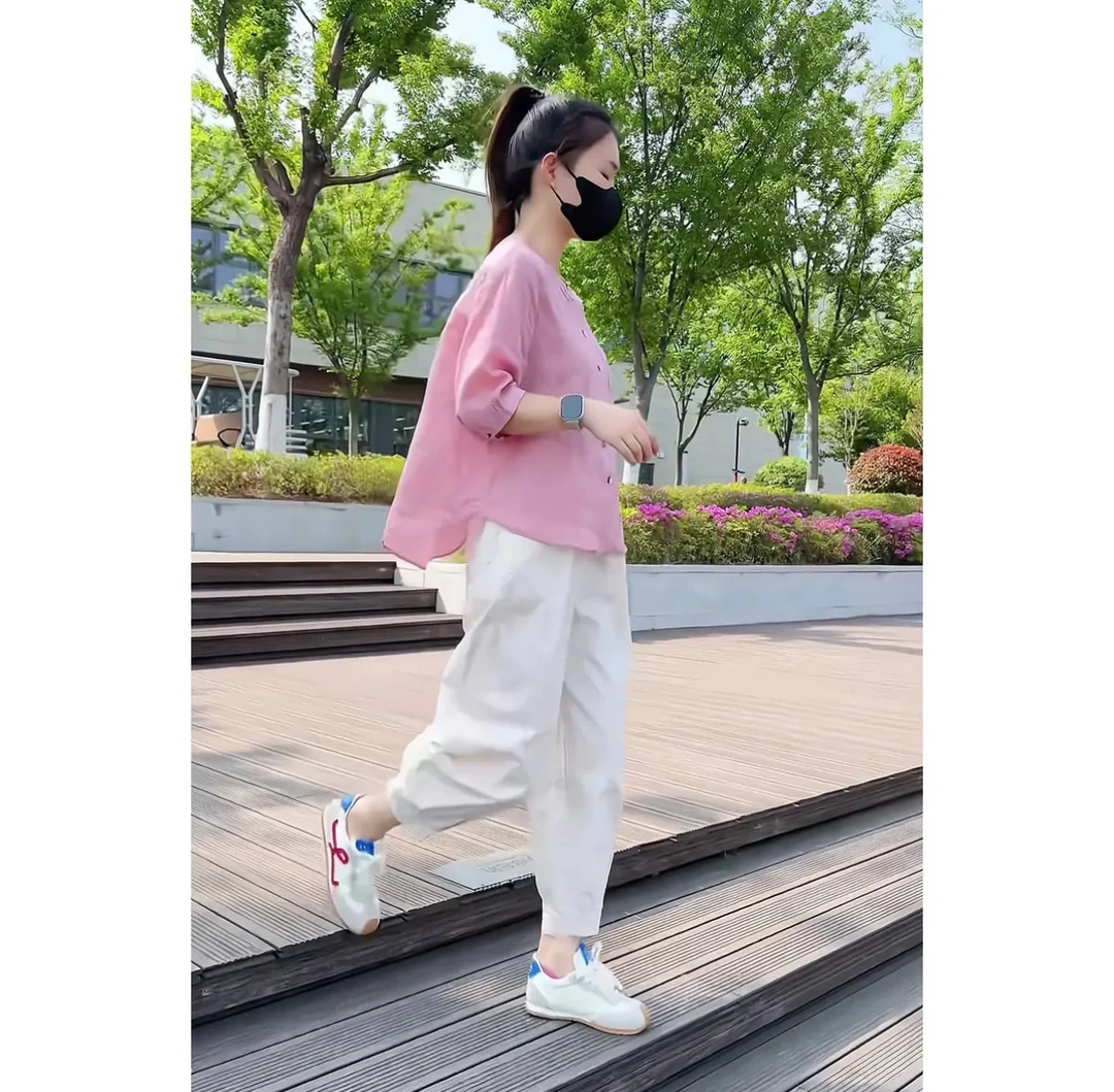 （现货）2025夏季薄款宽松韩版显瘦短袖- 725