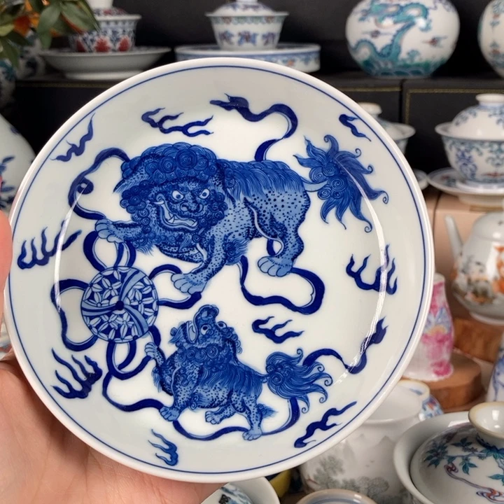 杯折葵非器双狮壶承