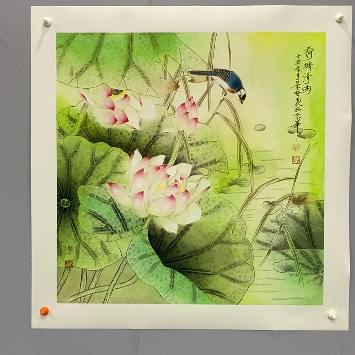 手绘作品等多种形式进行