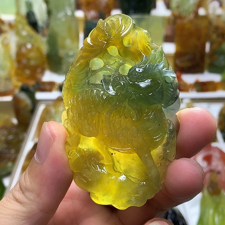 蛇纹石玉未镶嵌珠宝半成品