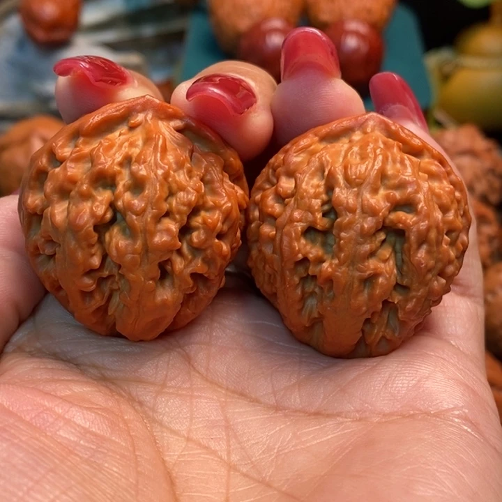 真***如文玩核桃把件手捻