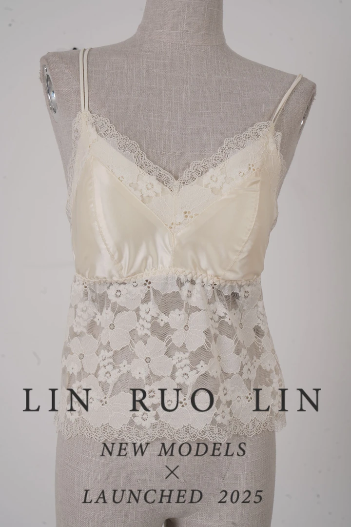 LRL【美背合集】蕾丝打底含胸垫舒适亲肤吊带内搭RLSC20250002