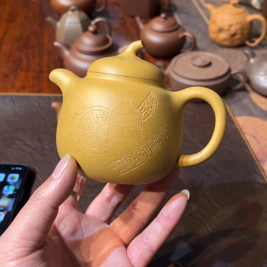 紫砂茶壶金*精工手工紫砂壶