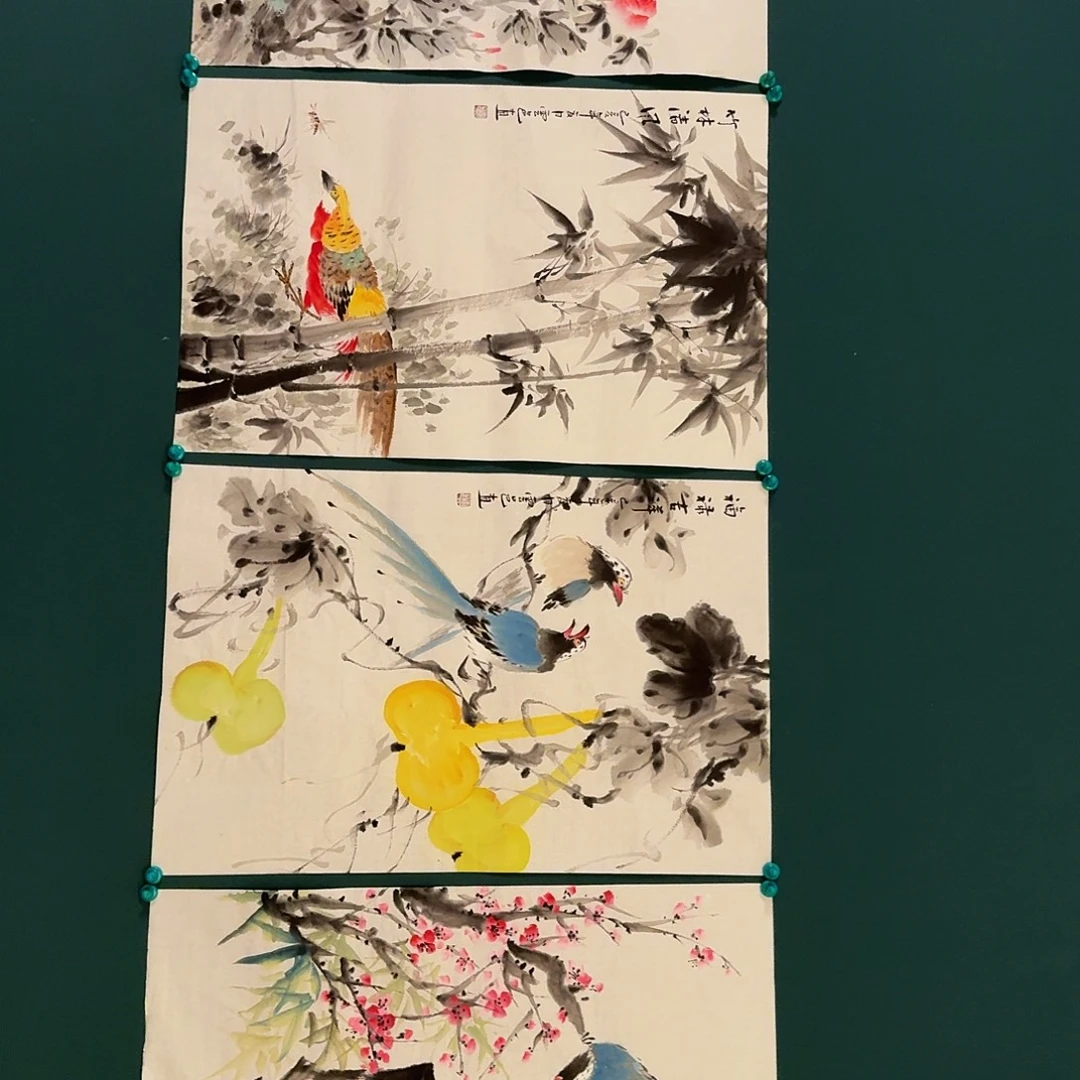 国画云老师画作画作