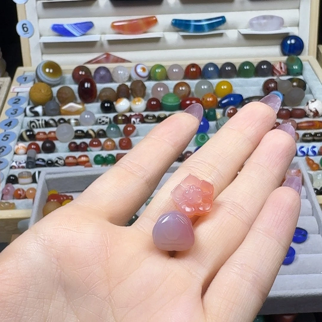 ****爱未镶嵌玛瑙/玉髓珠宝奇石