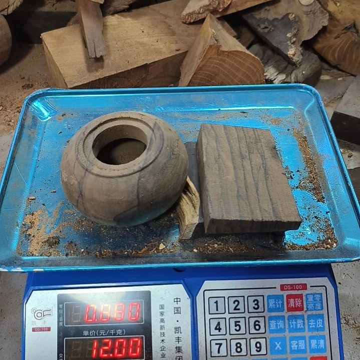 香榧木031黑柿木罐子料